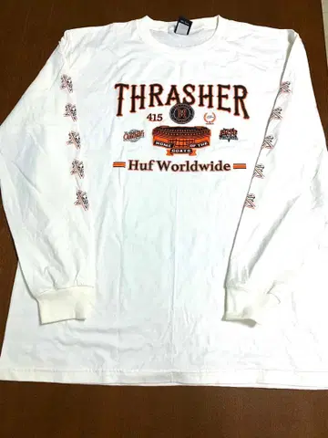 THRASHER Huf Worldwide 롱 슬리브 T셔츠 XL