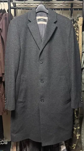 휴고보스 HUGO BOSS 캐시미어 x 울 체스터 코트