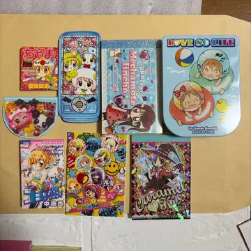 헤이세이 레트로 챠오 부록 메모장 캔 케이스 씰 세트