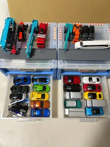 미니카 세트 토미카 다수 수납 케이스 포함