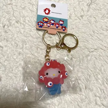 EXPO2025 산리오 미야크 입체 마스코트 클리어 컬러 키링 키티