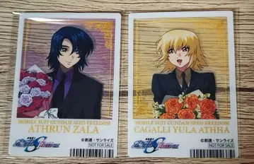 기동전사 건담 SEED FREEDOM 꽃다발 클리어 카드