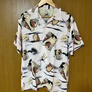 SUN SURF 반팔 하와이안 셔츠