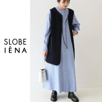 SLOBE IENA 클레릭 셔츠 원피스