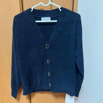 스나이델 홈 하트 버튼 가디건