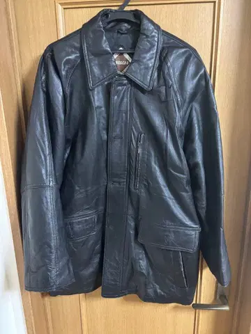 가죽 코트 블랙