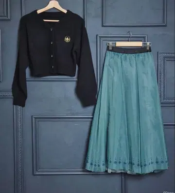 시마무라 x 치하루 니트 가디건 스커트 아나