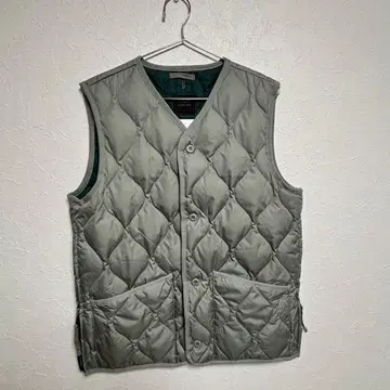 TAION 밀리터리 V넥 버튼 다운 베스트