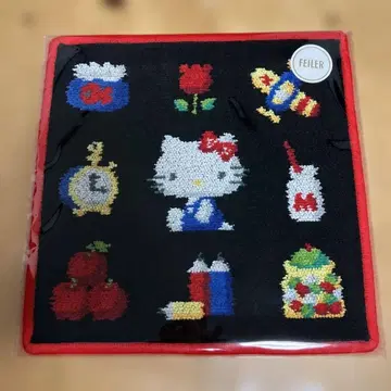 새상품 미사용 페이러 키티 레트로 손수건