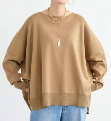 BARNYARDSTORM / 보트넥 볼륨 니트