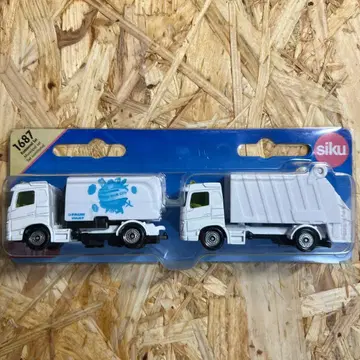 siku sK 1687 노면 청소차 & 쓰레기 수거차 세트 지크 미니카