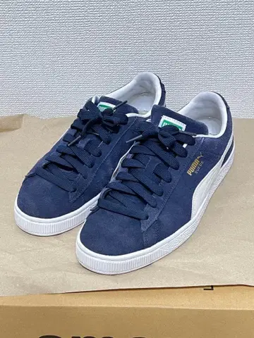 [ 27.0cm 네이비 ] PUMA SUEDE CLASSIC 스니커즈