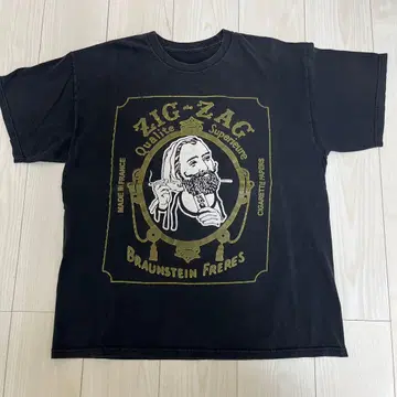 BRAUNSTEIN FRERES ZIG ZAG 티셔츠 블랙