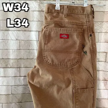 디키즈 페인터 팬츠 자수 라이트 브라운 34 x 34