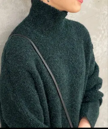 미사용 비어즐리 부클레 터틀 니트 원피스