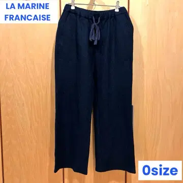 네이비 캐주얼 팬츠 울 팬츠 M 마린프랑세즈