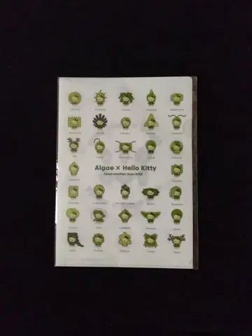 오사카 만박 회장 한정판 클리어 파일 일본관 해조 키티 2장 세트