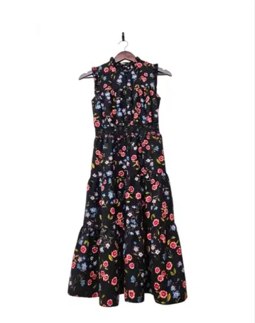 46616 kate spade 꽃무늬 슬리브리스 원피스 S 사이즈