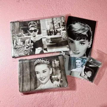 오드리 헵번 파우치 클리어 파일 마그넷