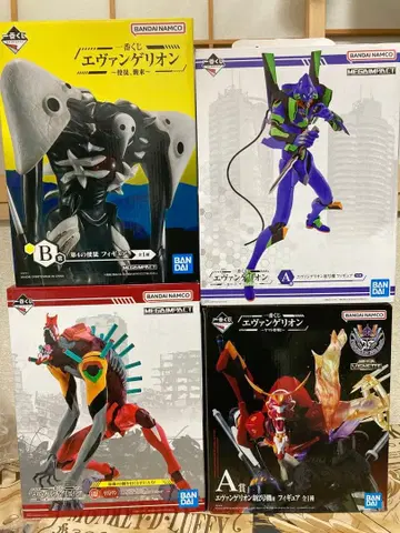 에반게리온 피규어 제일복권 초호기 2호기 제4사도 묶음 판매