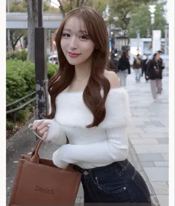 Darich 엘레강트 퍼 니트탑