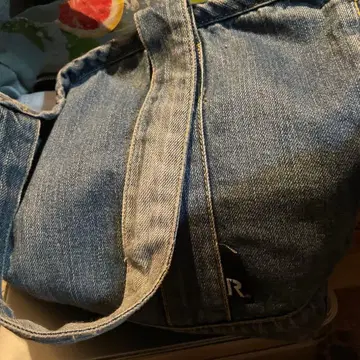 ROOTOTE 다운 페더 토트백 레드 체크 루트토트