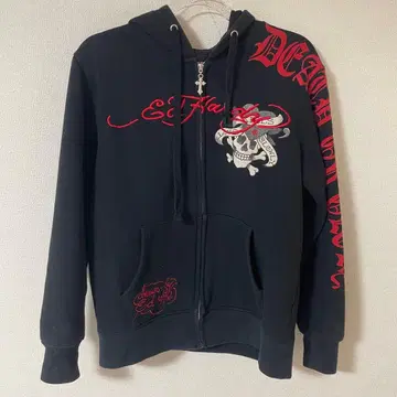 Ed Hardy 스컬 크로스 후드티