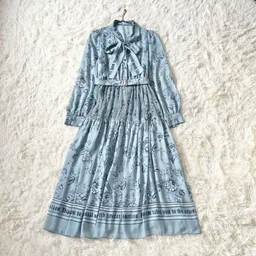 GRACE CONTINENTAL 오리엔탈 프린트 원피스