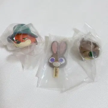 주토피아2 캡슐 토이 패션 반지 아이스 캔디 참 닉