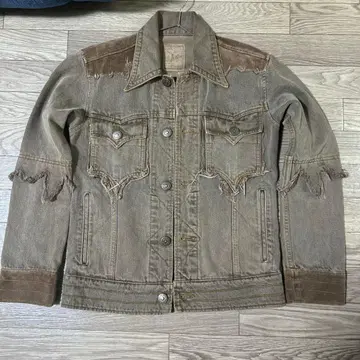 ANGEL'S GREY 베이지 데님 자켓 00s