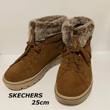 SKECHERS 퍼 부츠 25cm