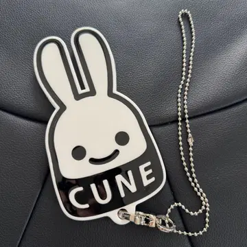 CUNE 큔의 빅 패스 케이스 아크릴 소재 미사용품