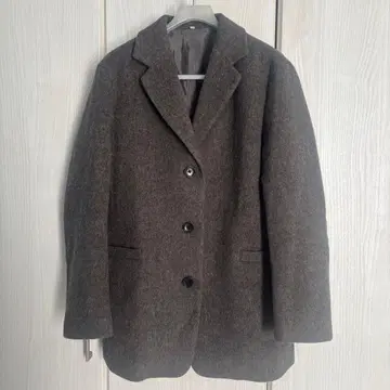 무인양품 재생 울 혼방 자켓 코트 M 사이즈