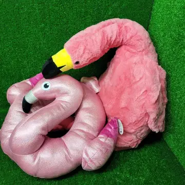 플라밍고 초 BIG 봉제 인형 세트
