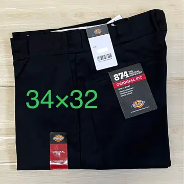 [ 미사용 새상품 ] 디키즈 874 블랙 34 x 32