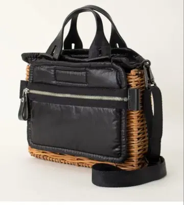 ebagos 각 요코 바스켓 S 파우치 포함 스위치 핸들