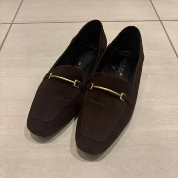 미하마 브라운 스웨이드 로퍼