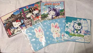 헬로키티 지역 한정 타월 손수건 미니 타월 홋카이도 아이치 토끼