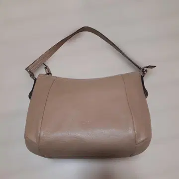 NINA RICCI 베이지 가죽 핸드백