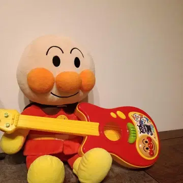 호빵맨 기타와 봉제 인형 40cm 세트