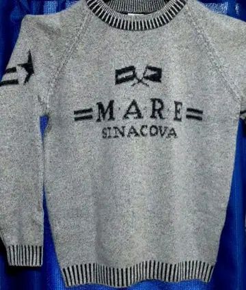 캐시미어 100% SINA COVA 그레이 스웨터 L 사이즈