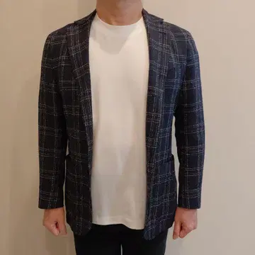 유나이티드 애로우즈 체크 자켓