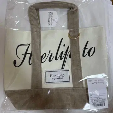 Herlipto HLT mini tote 루미네 한정판 ivory
