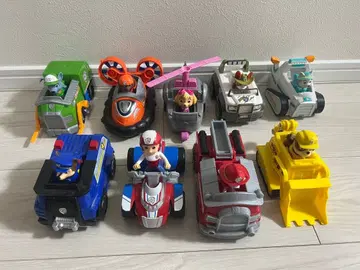 파우 패트롤 차량 세트 9대 베이직 비클 (그림책 포함)