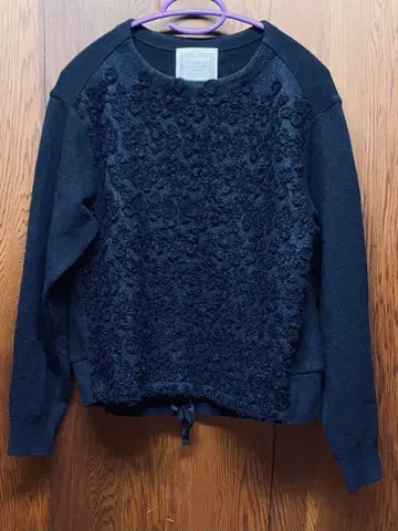 BEARDSLEY 비어즐리 레이스 니트 블랙