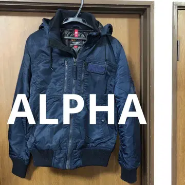 ALPHA INDUSTRIES MA-1 플라이트 자켓 M 네이비