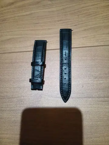 밤비 프리미엄 악어 블랙 가죽 벨트