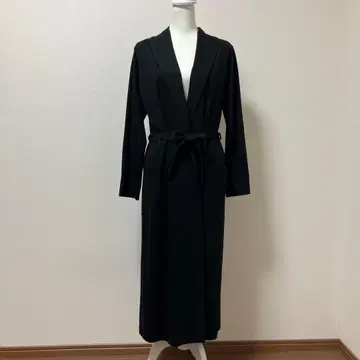 일본제 에네스베 롱 가디건 가디건 멋진 고급 블랙 겨울