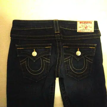 트루 릴리전 로우라이즈 데님 사이즈 25 USA제