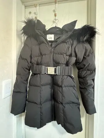 GYDA GYGY 벨트 포함 롱 다운 코트